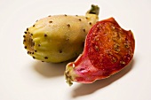 Whole and half prickly pear