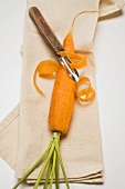 Peeling a carrot