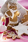 Gingerbread man & assorted gingerbread biscuits (for Christmas)