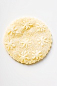 Christmas biscuit with icing stars