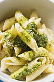 Penne with pesto