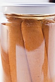 Frankfurters in a jar (detail)
