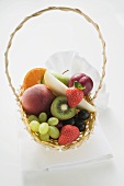 Fresh fruit in a basket