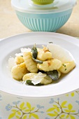 Gnocchi with sage butter and Parmesan