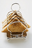 Toast in toast rack