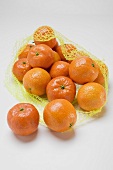 Clementines in a net