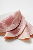 A few slices of Schinkenwurst (ham sausage)