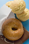 Bagel and muffins