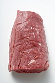 Fresh fillet of beef (overhead view)