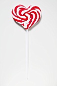 Candy cane lollipop