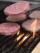 Grilling burgers