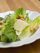 Caesar salad with Parmesan and croutons