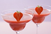 Two glasses of Strawberry Daiquiri