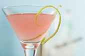 Cosmopolitan with lime zest
