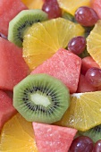 Colourful fruit salad (full-frame)