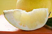 Wedge of pomelo (close-up)