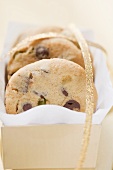 Chocolate chip cookies to give as a gift (Christmas)
