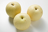 Three Nashi pears