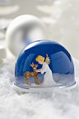 A Christmassy snow globe