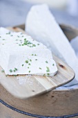 Sheep's cheese with chives