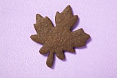 Biscuit in the shape of a maple leaf