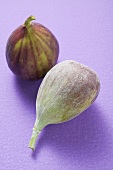 Two fresh figs