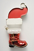Sweet Father Christmas hat & Christmas tree ornament (boot)