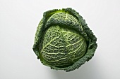 Savoy cabbage from above