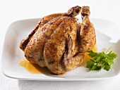 Whole roast chicken