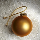 Gold Christmas bauble