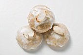 Iced almond biscuits