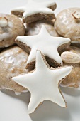 Cinnamon stars and almond biscuits