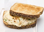 Tuna and cheese toast sandwich
