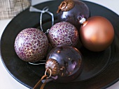 Glass Christmas baubles