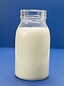 Small bottle of milk
