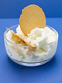 Cream cheese with crackers