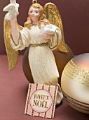 Christmas angel and bauble