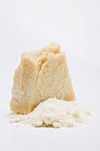 Parmesan, partly grated