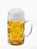 Beer in litre tankard