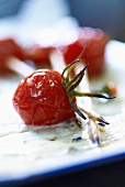 Glazed cherry tomatoes