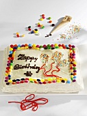Child's birthday cake