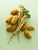 Potatoes and parsnips