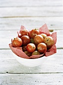 Gooseberries in bowl