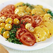 Tomato and orange salad