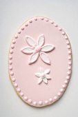 Pink Easter biscuit