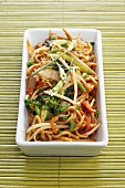 Fried noodles with vegetables (Thailand)