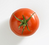 A tomato from above