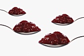 Five spoonfuls of raspberry jam