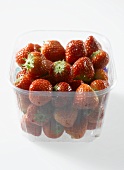 Strawberries in a plastic punnet