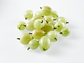 Gooseberries on white background